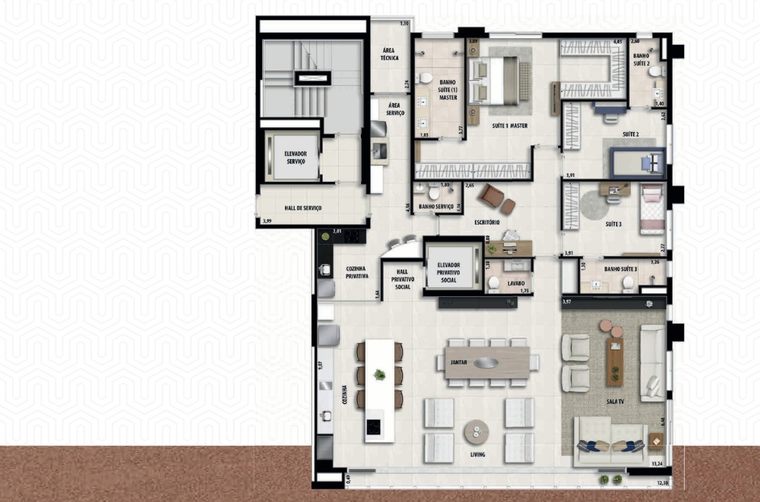Apto 220 m² setor Marista, 3 Suítes plenas - miniatura 19